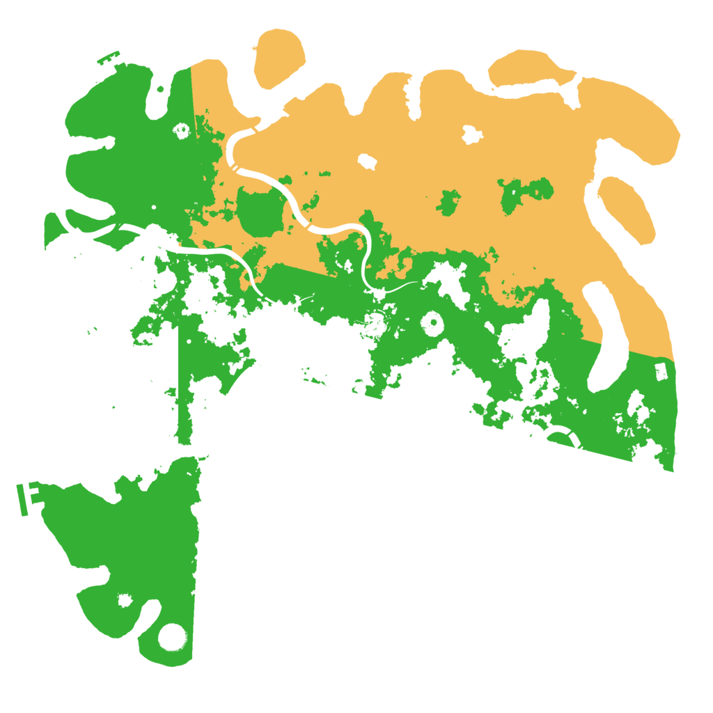 Biome Rust Map: Procedural Map, Size: 4500, Seed: 1900762474