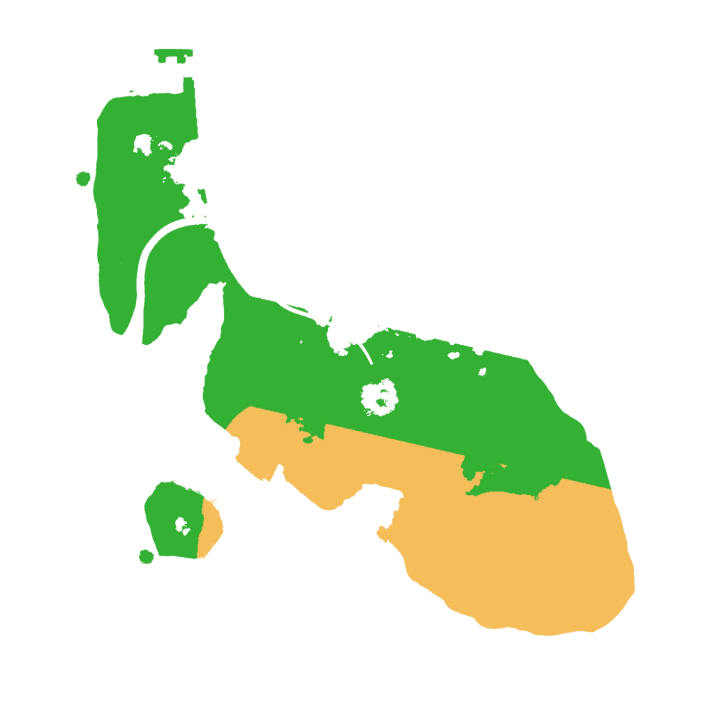 Biome Rust Map: Procedural Map, Size: 2000, Seed: 46730061