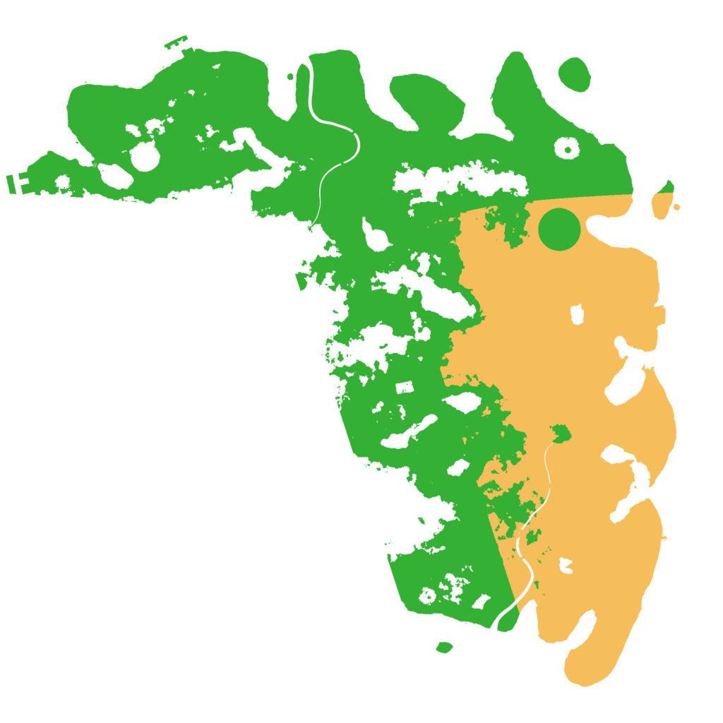 Biome Rust Map: Procedural Map, Size: 4500, Seed: 15842924