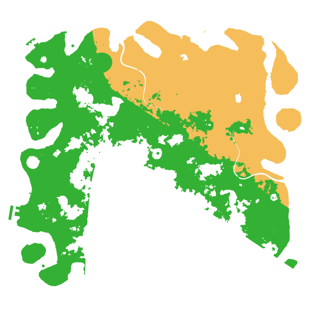 Biome Rust Map: Procedural Map, Size: 4500, Seed: 1417684606