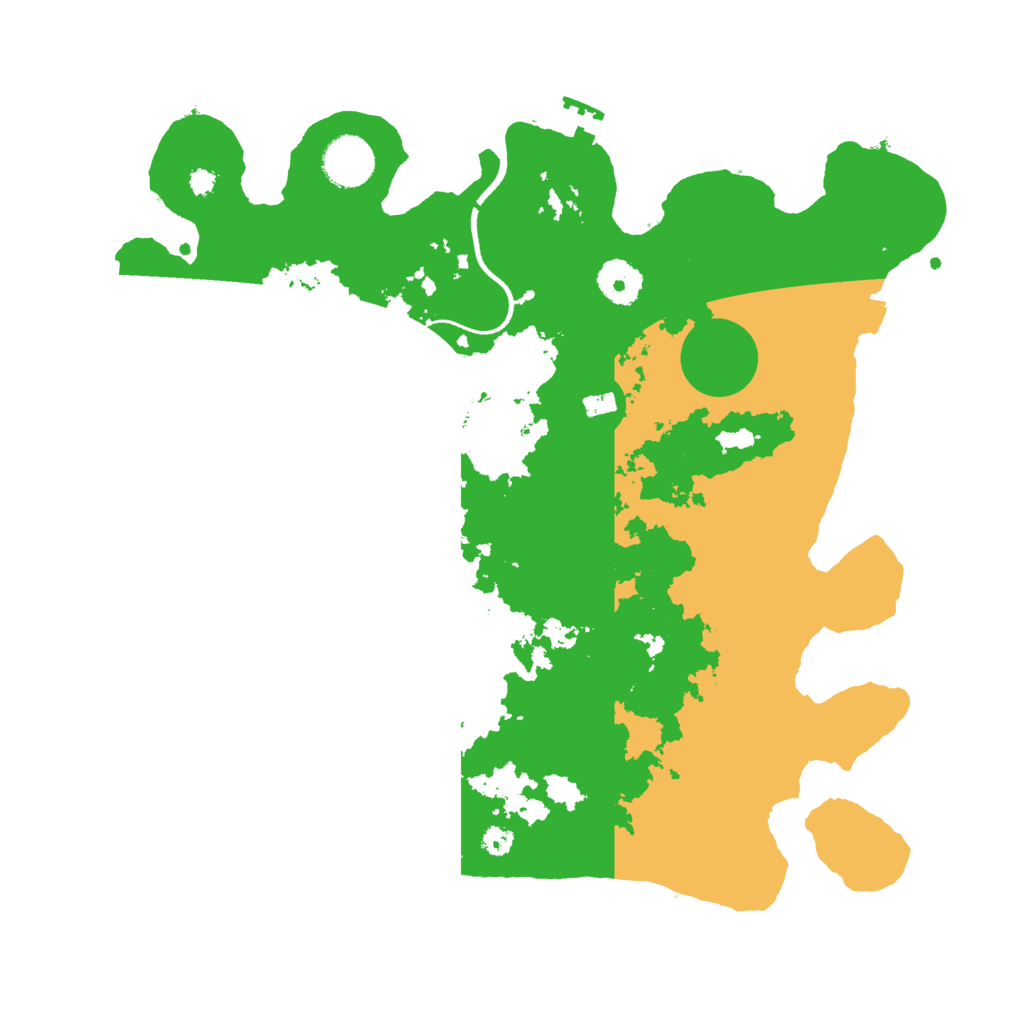 Biome Rust Map: Procedural Map, Size: 3500, Seed: 1251526815