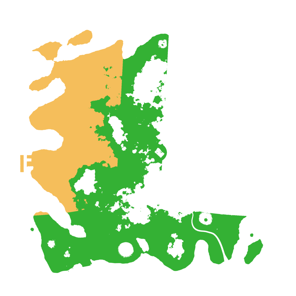 Biome Rust Map: Procedural Map, Size: 3500, Seed: 2075771246