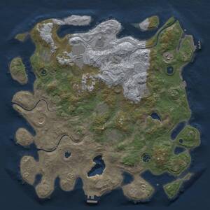 Thumbnail Rust Map: Procedural Map, Size: 4250, Seed: 460760823, 17 Monuments