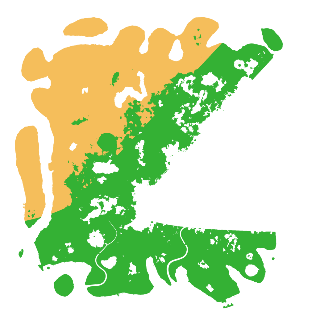 Biome Rust Map: Procedural Map, Size: 4600, Seed: 60320251