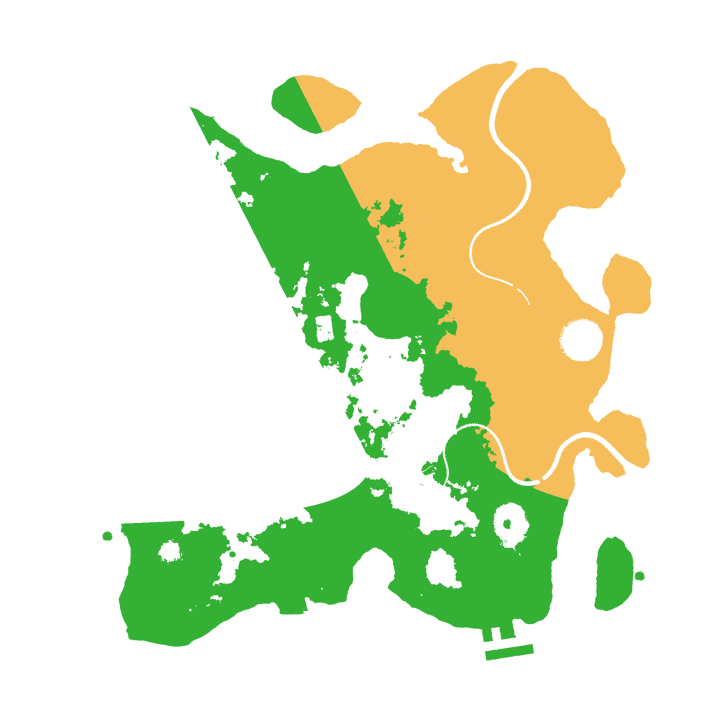 Biome Rust Map: Procedural Map, Size: 3000, Seed: 847041883