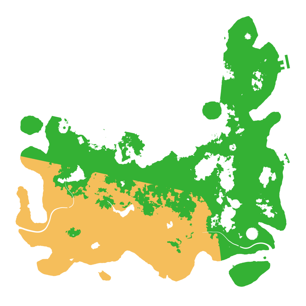 Biome Rust Map: Procedural Map, Size: 4500, Seed: 1227053019