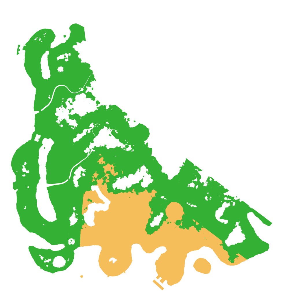 Biome Rust Map: Procedural Map, Size: 4500, Seed: 29434