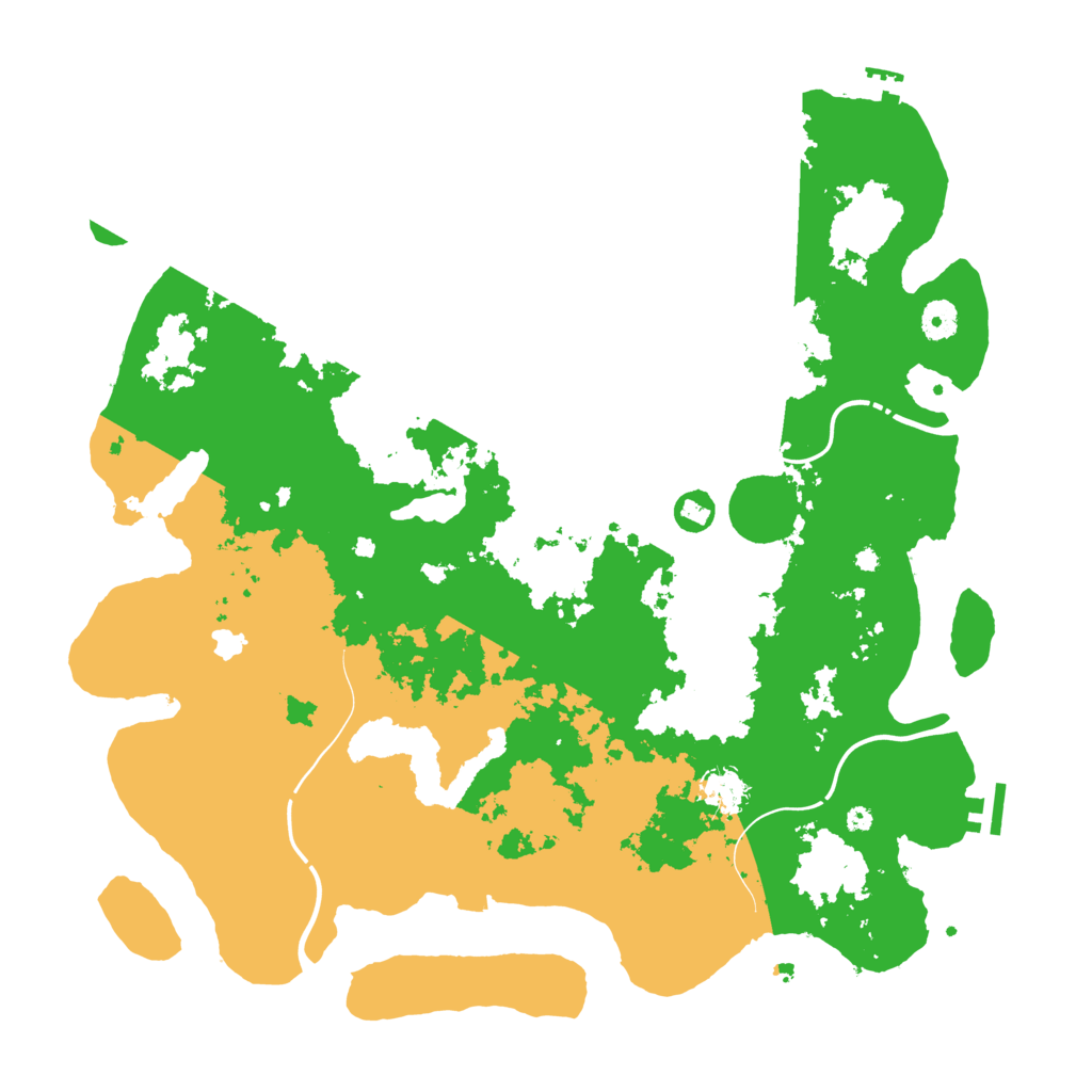 Biome Rust Map: Procedural Map, Size: 4250, Seed: 1951343022