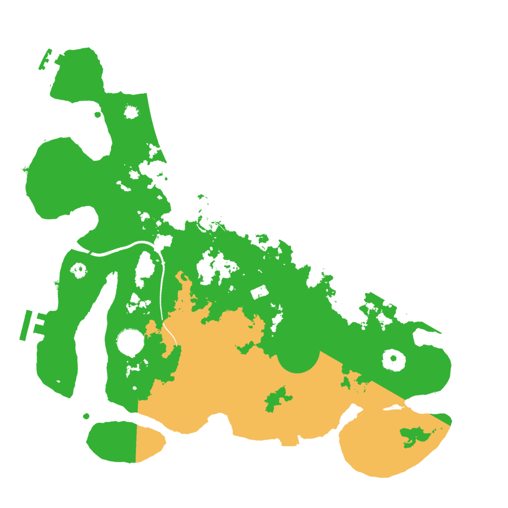 Biome Rust Map: Procedural Map, Size: 3333, Seed: 1123