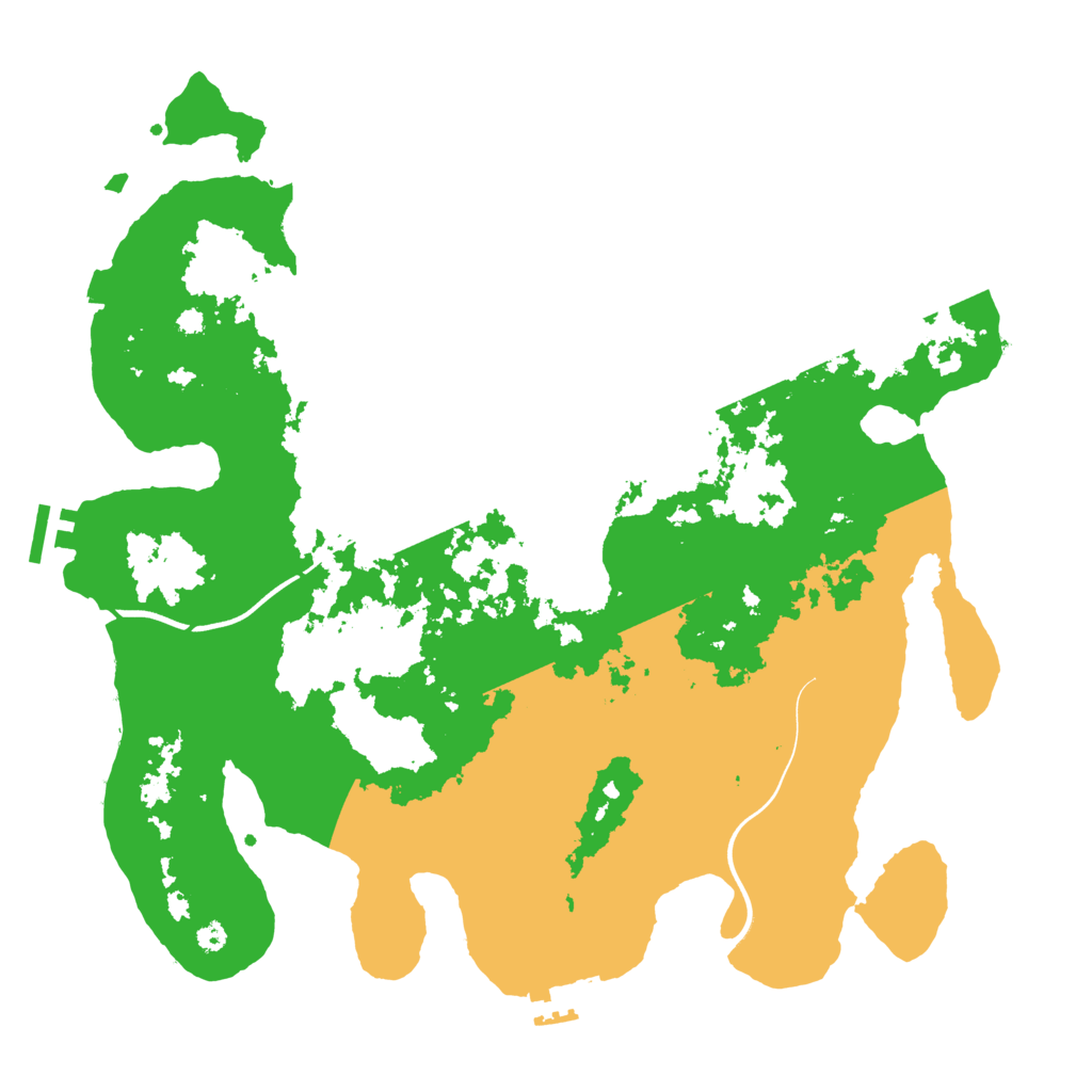 Biome Rust Map: Procedural Map, Size: 3750, Seed: 1018839445