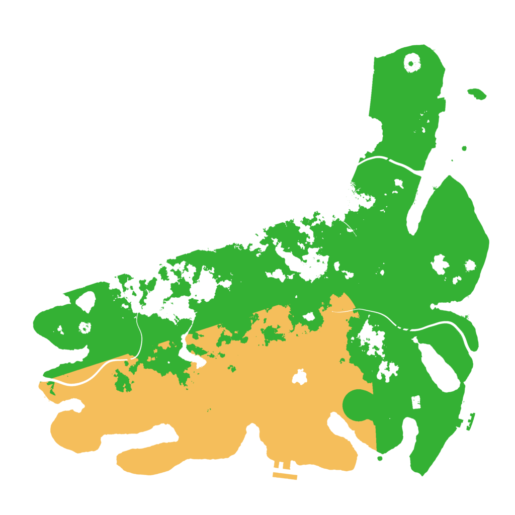 Biome Rust Map: Procedural Map, Size: 4250, Seed: 1805821855