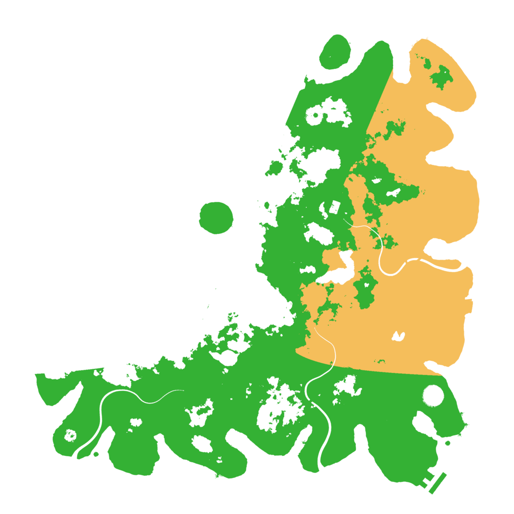 Biome Rust Map: Procedural Map, Size: 4250, Seed: 1289663992