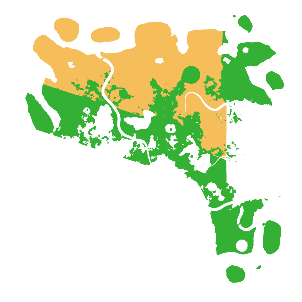 Biome Rust Map: Procedural Map, Size: 4500, Seed: 2139042239