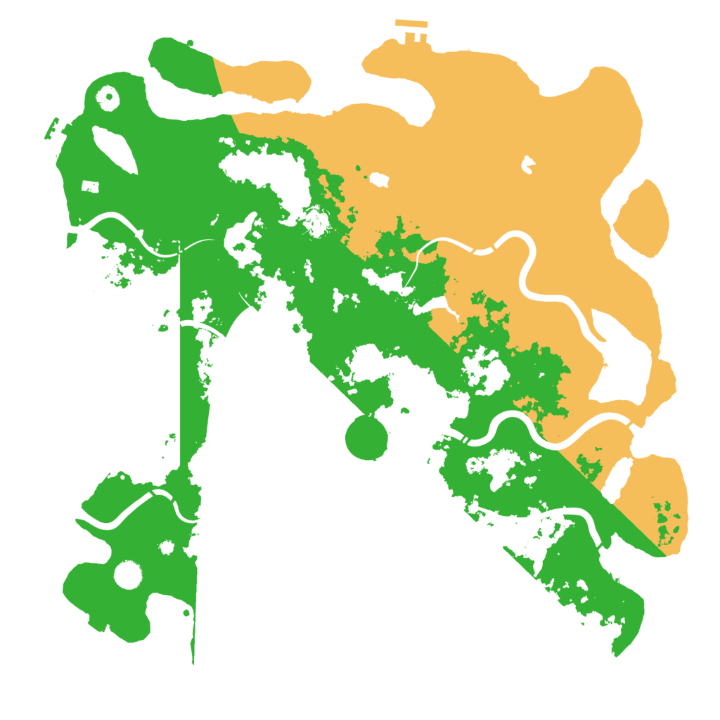 Biome Rust Map: Procedural Map, Size: 4500, Seed: 403321173