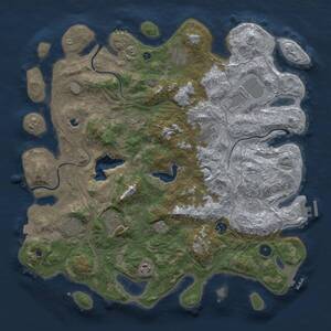 Thumbnail Rust Map: Procedural Map, Size: 4250, Seed: 1629761171, 15 Monuments