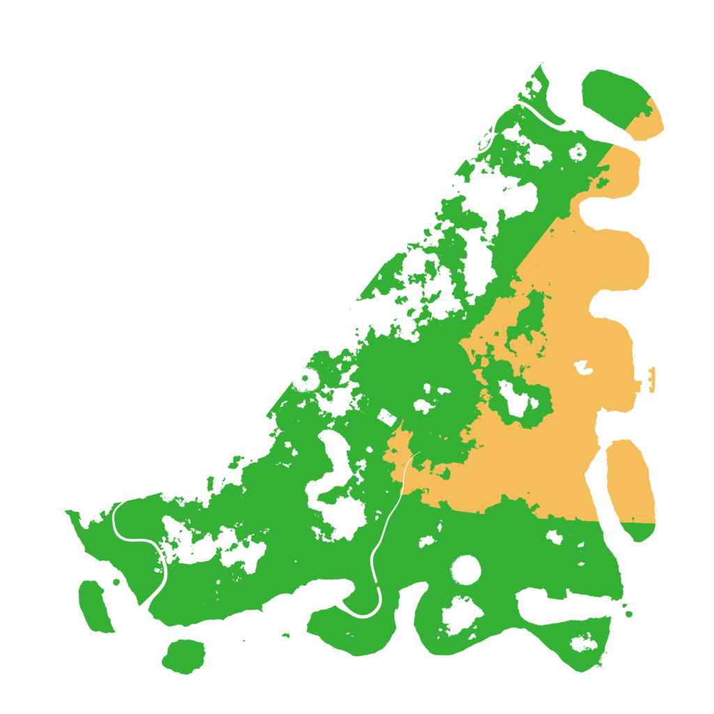 Biome Rust Map: Procedural Map, Size: 4250, Seed: 1257738906
