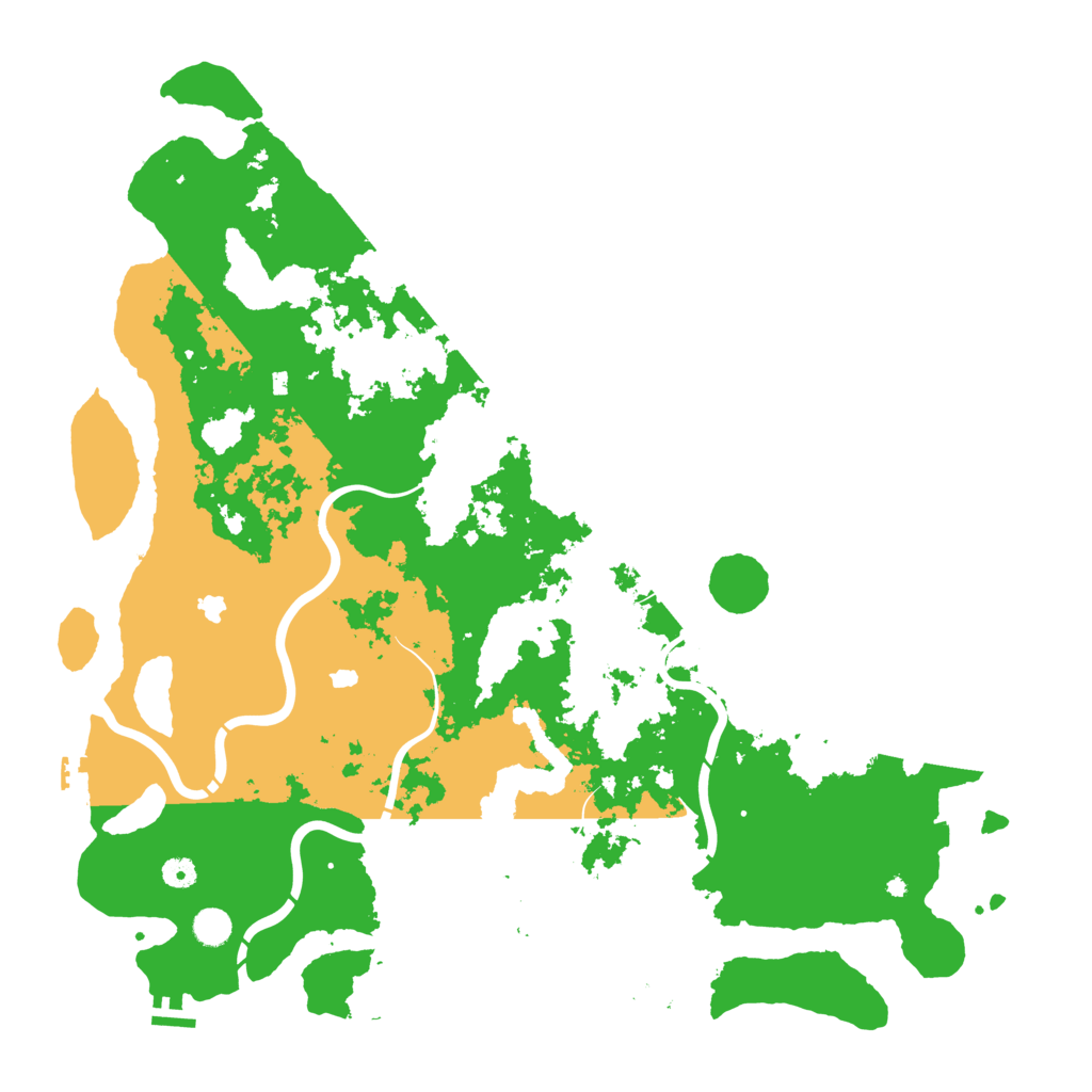 Biome Rust Map: Procedural Map, Size: 5000, Seed: 1446830453
