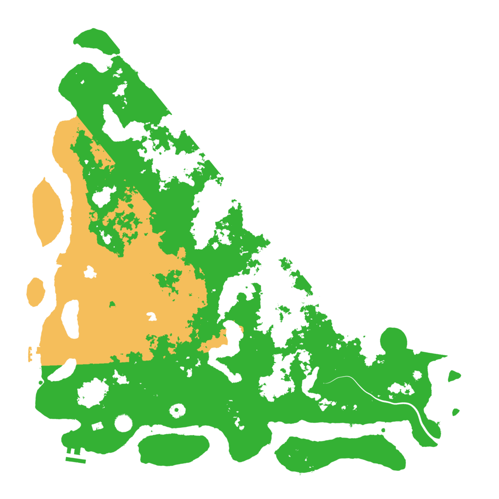 Biome Rust Map: Procedural Map, Size: 5000, Seed: 1446830453