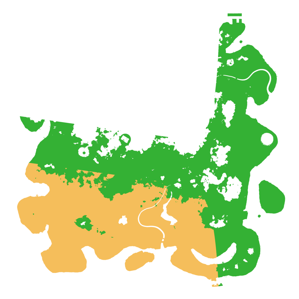 Biome Rust Map: Procedural Map, Size: 4250, Seed: 750801581