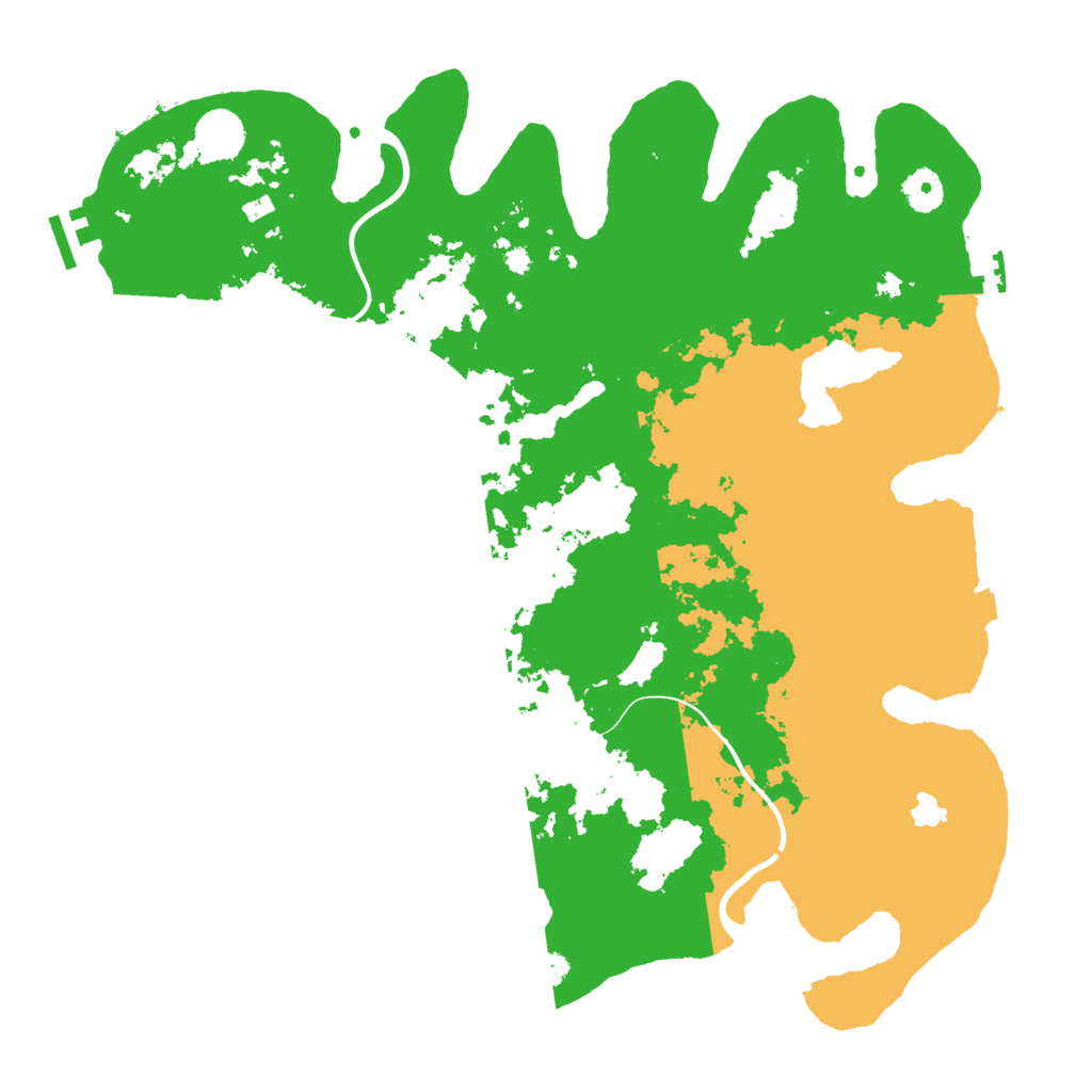 Biome Rust Map: Procedural Map, Size: 4000, Seed: 444767484