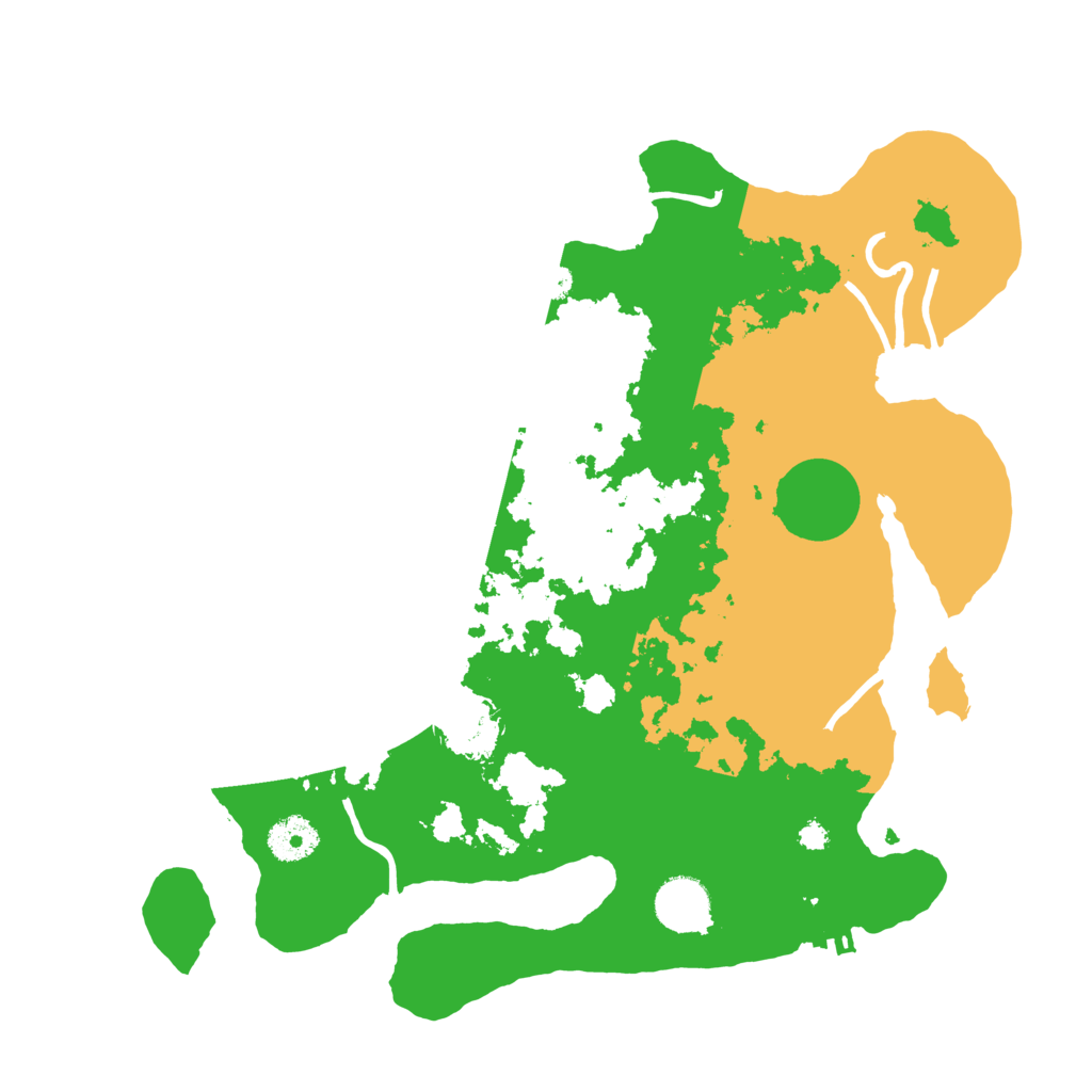 Biome Rust Map: Procedural Map, Size: 3500, Seed: 895