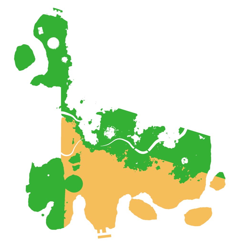 Biome Rust Map: Procedural Map, Size: 3700, Seed: 1362429601