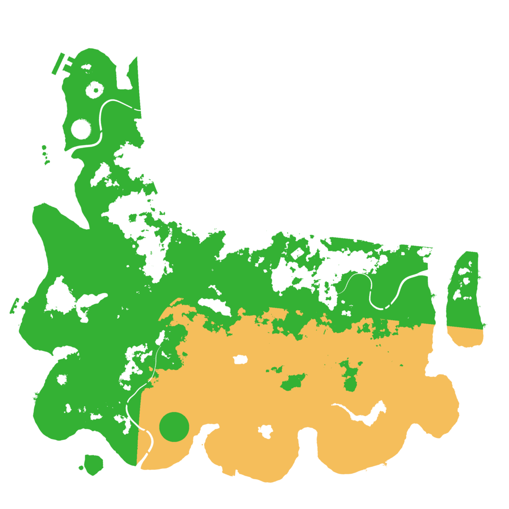 Biome Rust Map: Procedural Map, Size: 4500, Seed: 1386449335