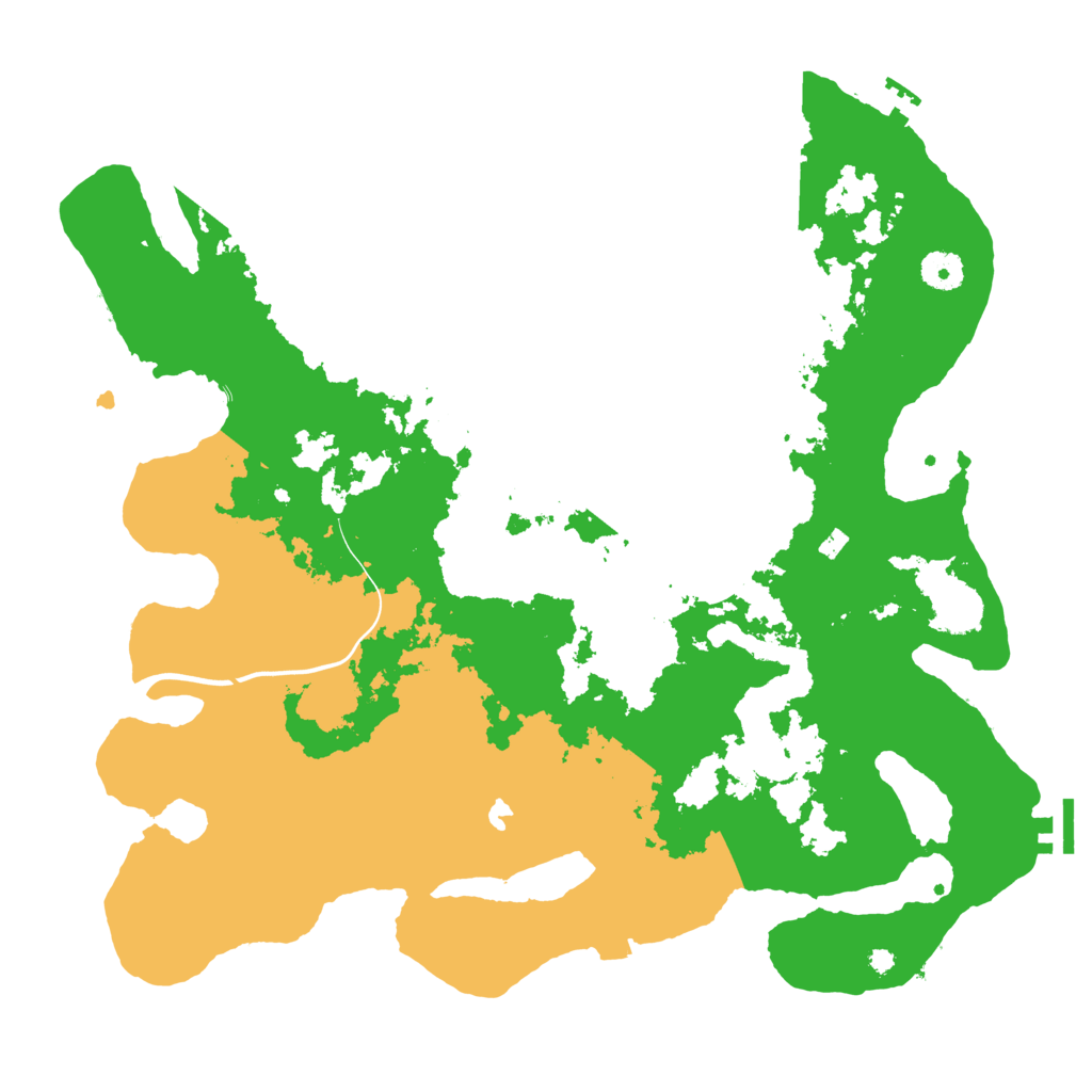 Biome Rust Map: Procedural Map, Size: 4000, Seed: 52841