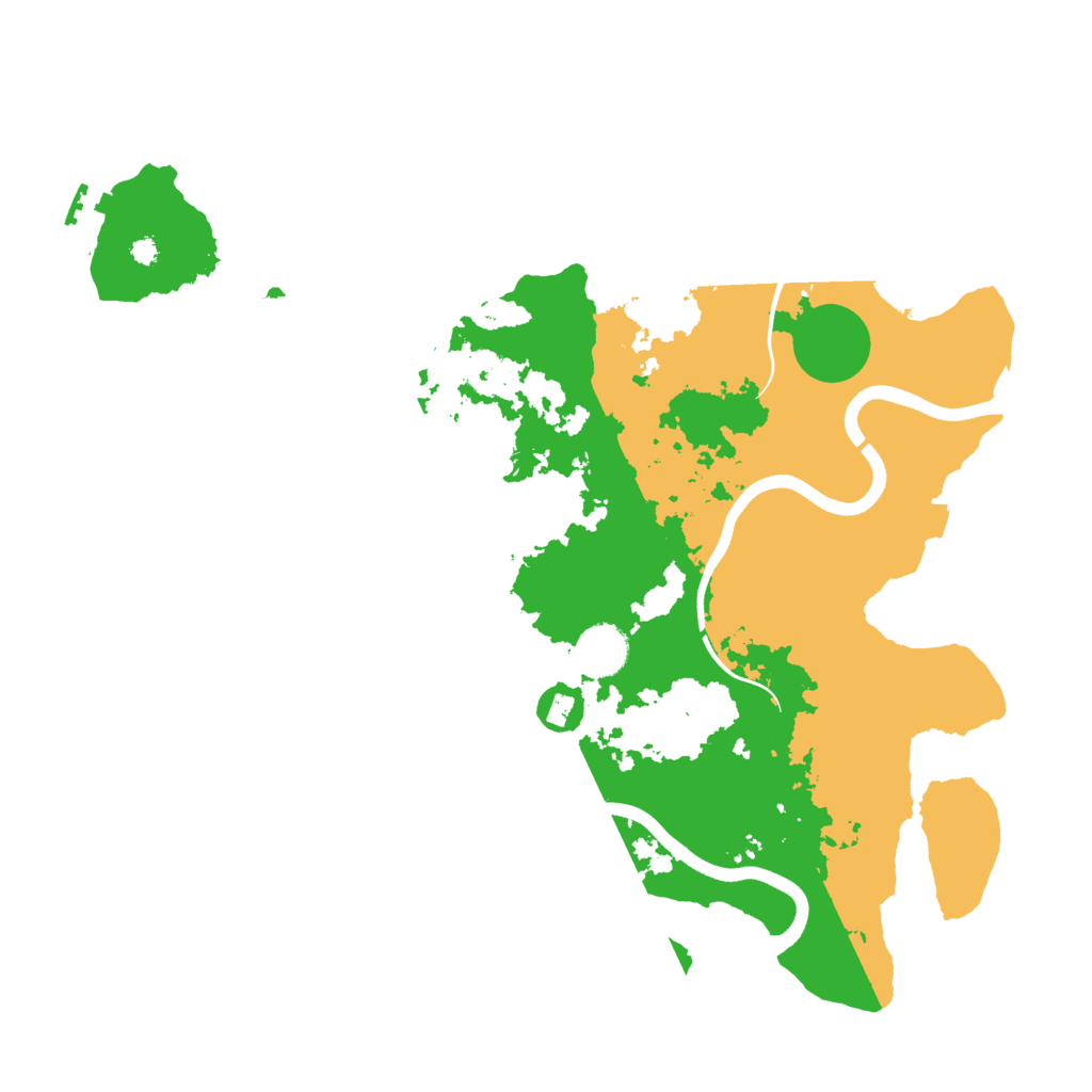 Biome Rust Map: Procedural Map, Size: 3750, Seed: 274885552