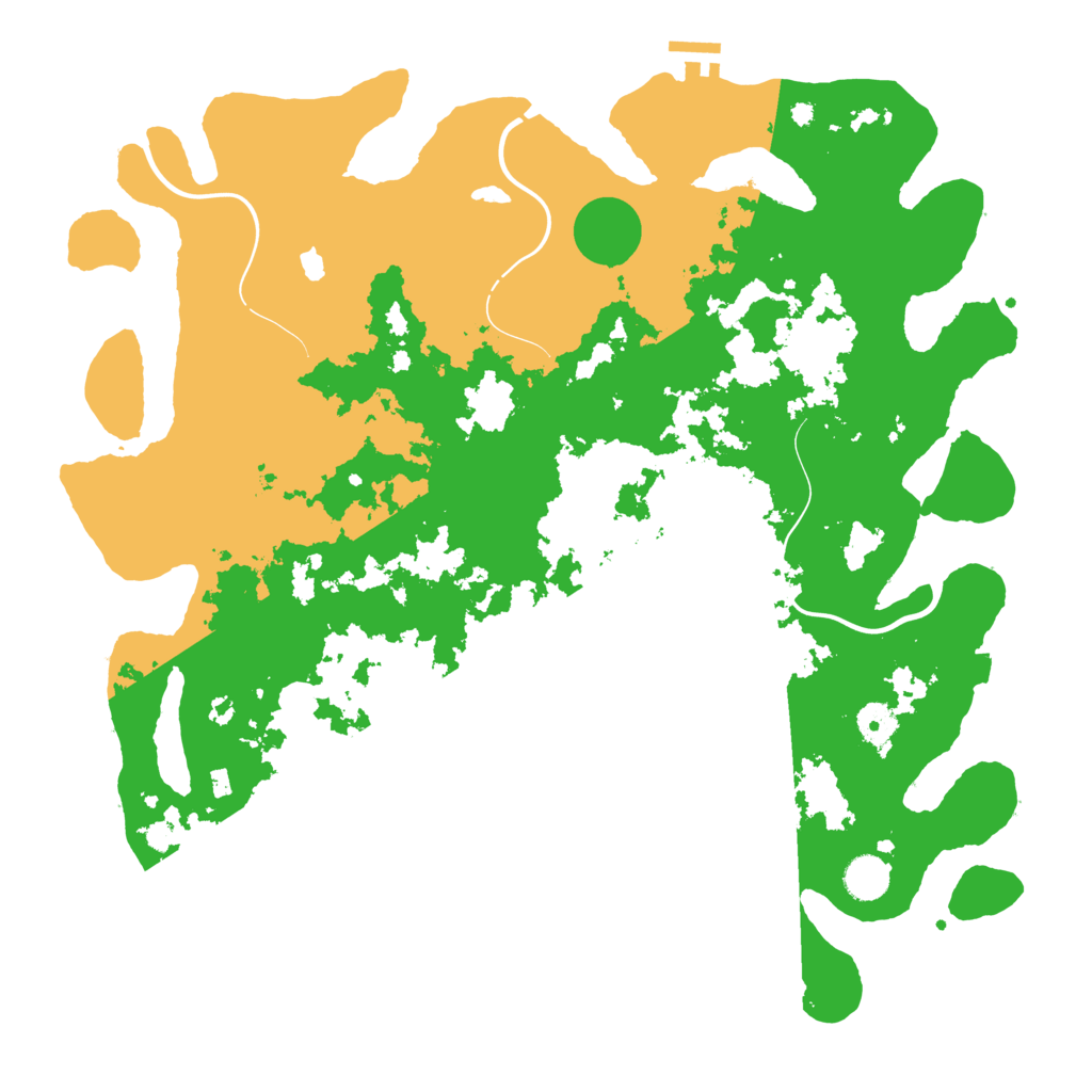 Biome Rust Map: Procedural Map, Size: 4250, Seed: 1634461732