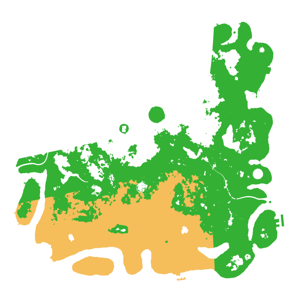 Biome Rust Map: Procedural Map, Size: 5000, Seed: 60325