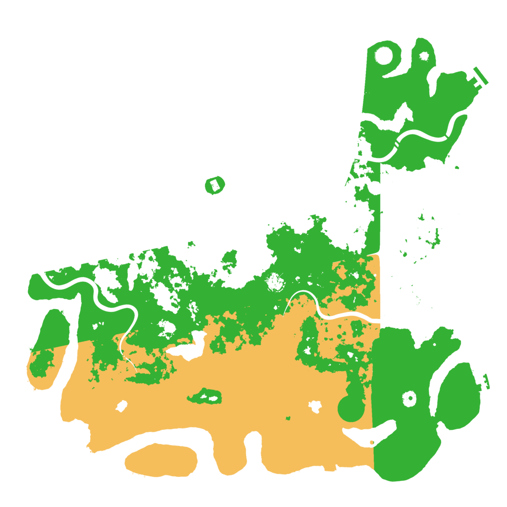Biome Rust Map: Procedural Map, Size: 5000, Seed: 60325