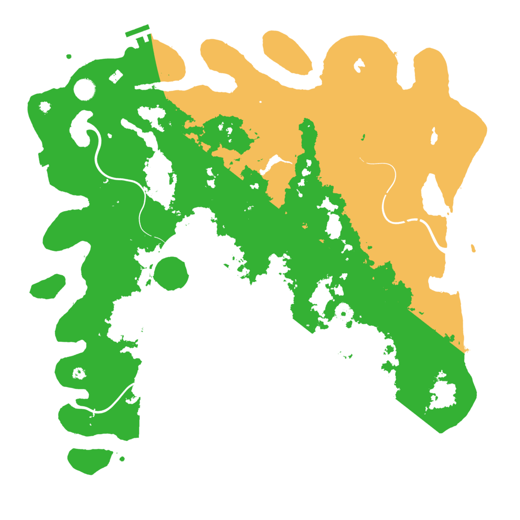 Biome Rust Map: Procedural Map, Size: 4250, Seed: 523551