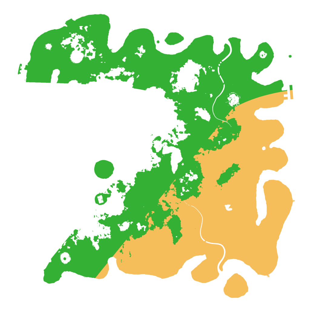Biome Rust Map: Procedural Map, Size: 4400, Seed: 1226815941