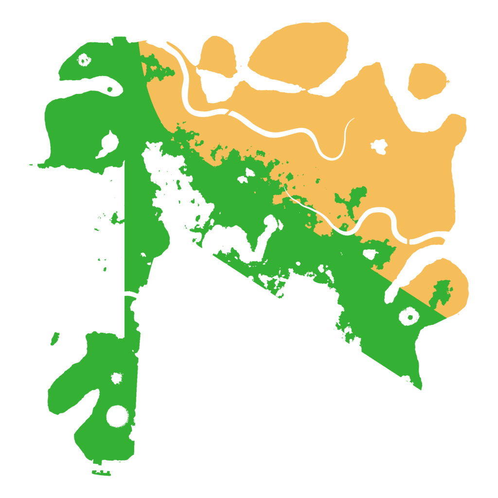 Biome Rust Map: Procedural Map, Size: 4000, Seed: 494186620