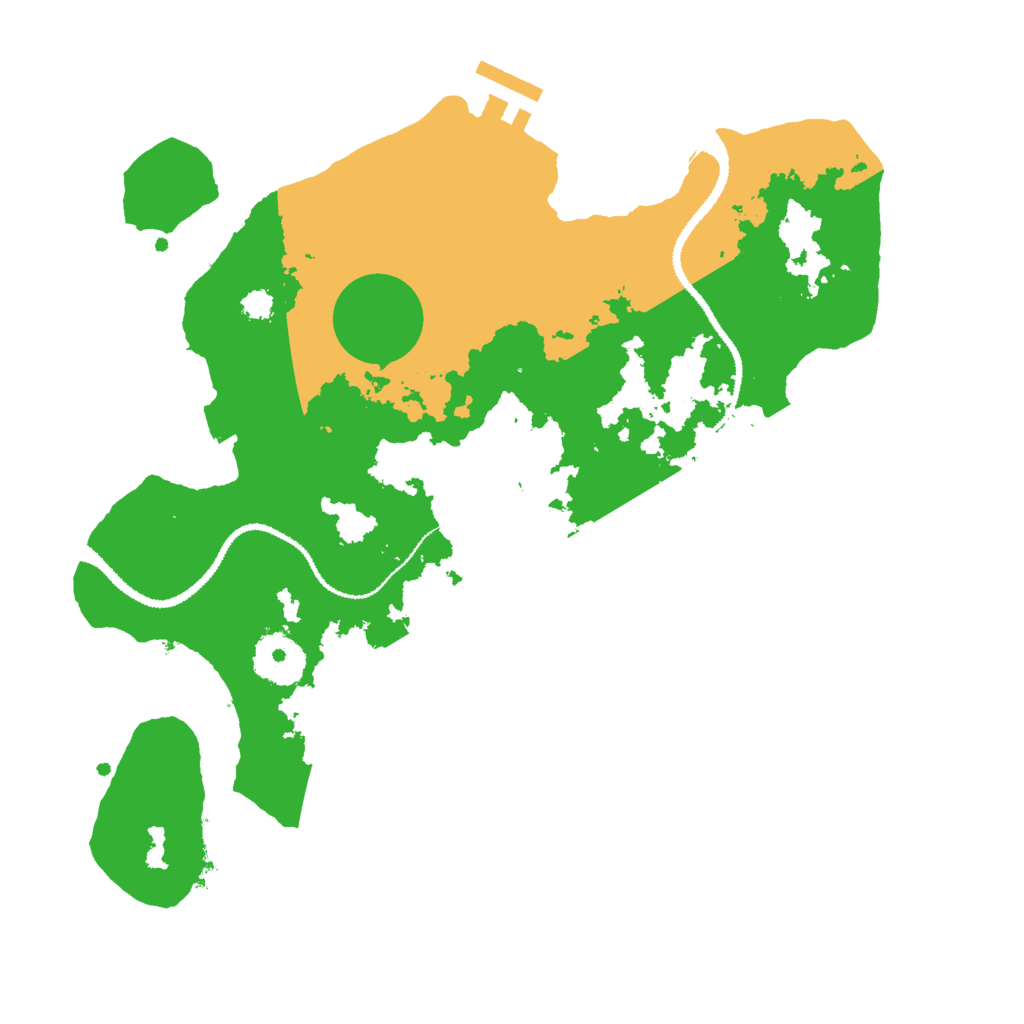 Biome Rust Map: Procedural Map, Size: 3000, Seed: 58906965