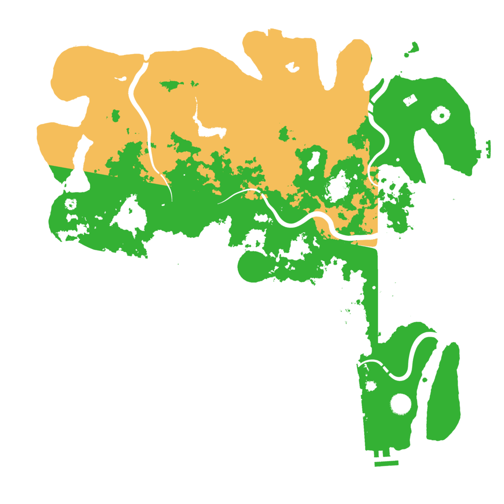 Biome Rust Map: Procedural Map, Size: 4250, Seed: 38183722