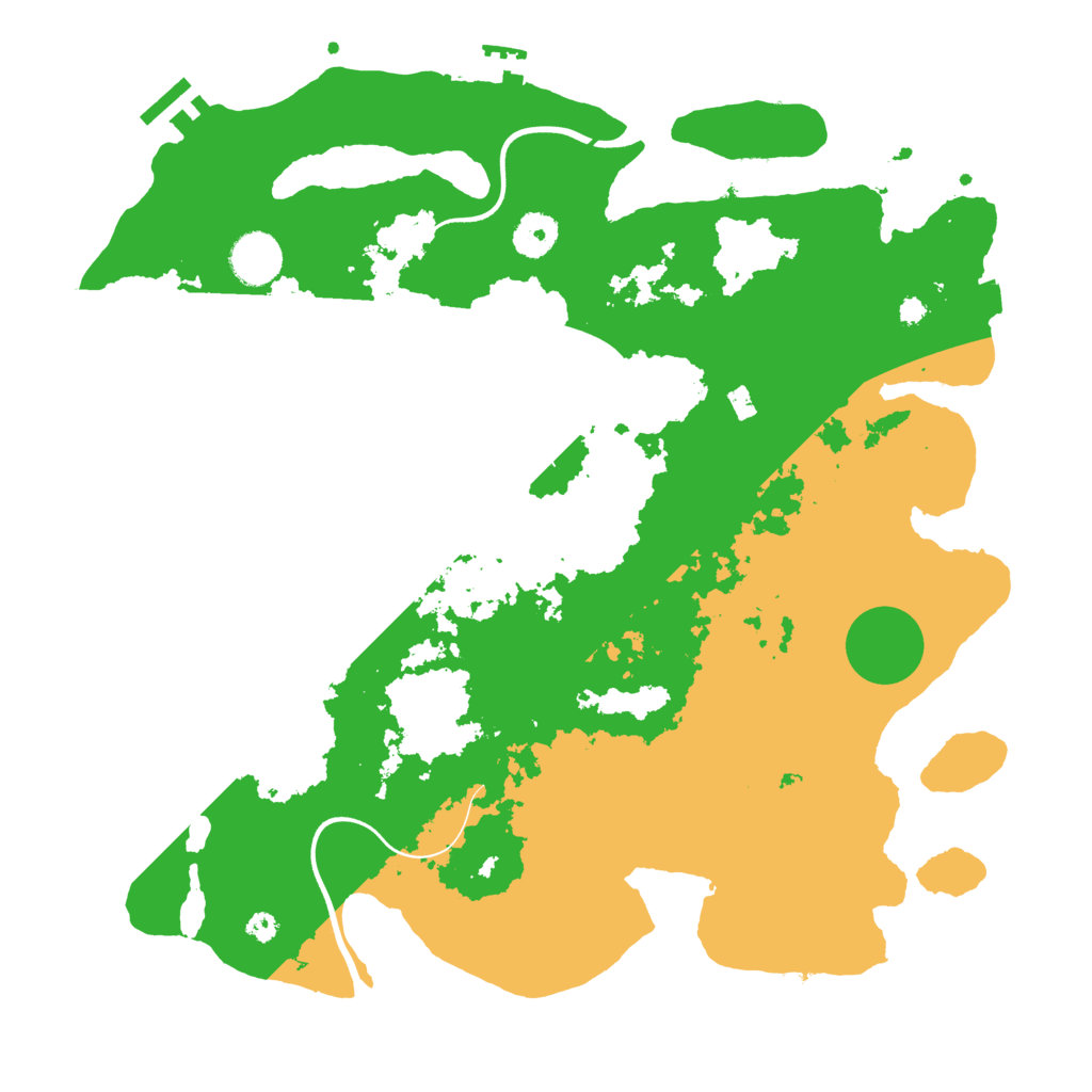 Biome Rust Map: Procedural Map, Size: 3700, Seed: 1644820959