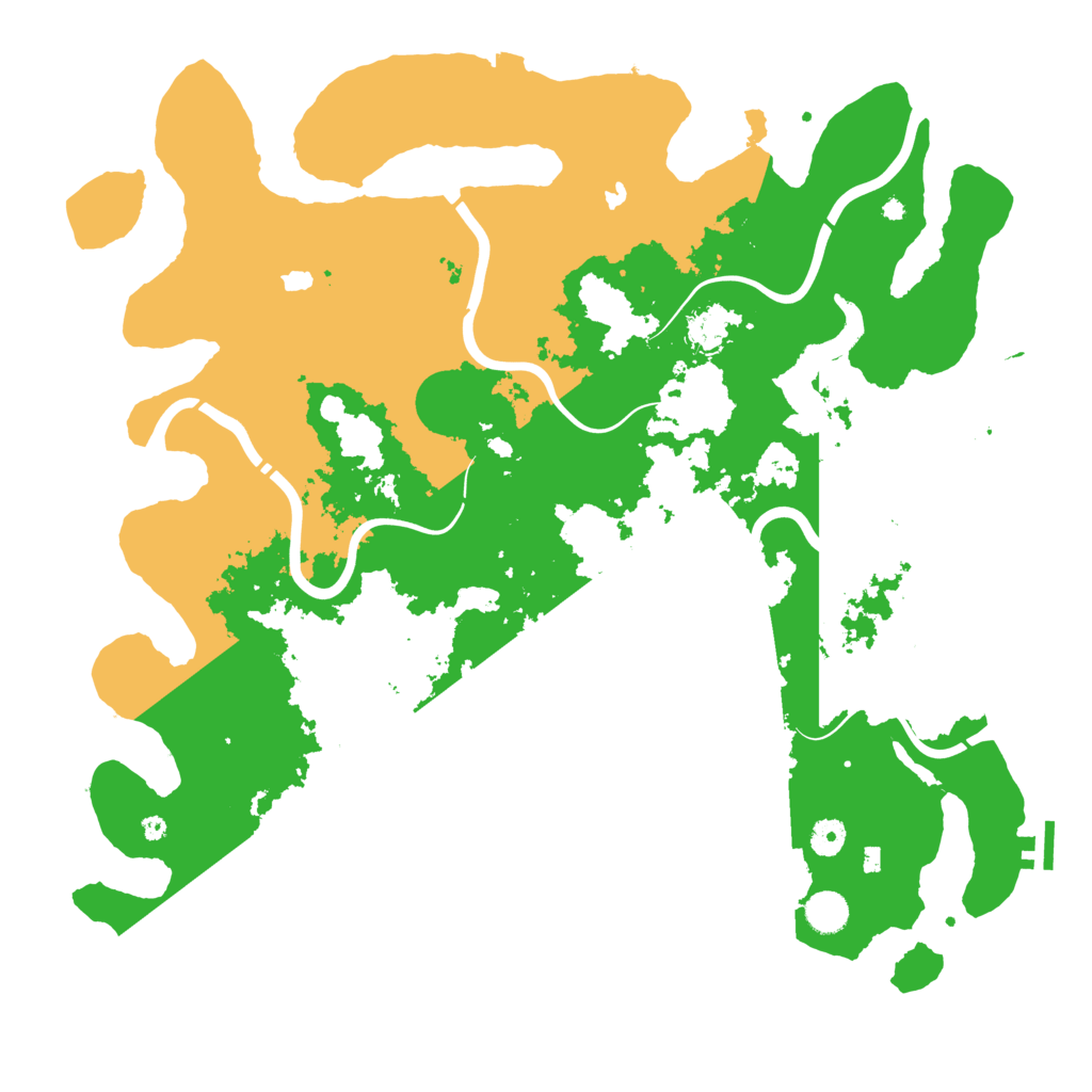Biome Rust Map: Procedural Map, Size: 4500, Seed: 1310523311