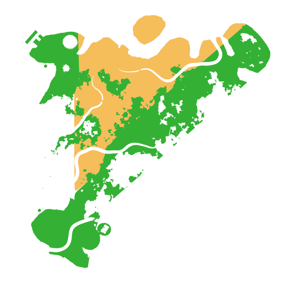 Biome Rust Map: Procedural Map, Size: 3750, Seed: 145604833