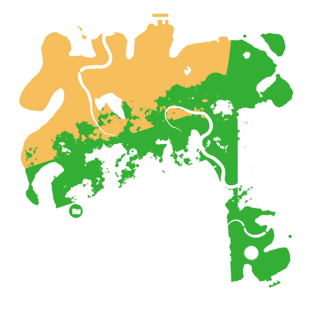 Biome Rust Map: Procedural Map, Size: 4000, Seed: 1219079845