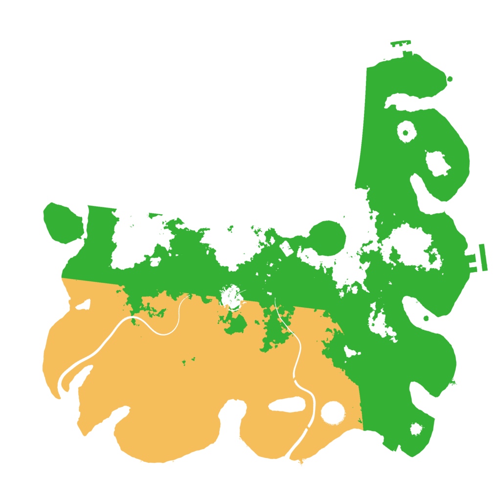 Biome Rust Map: Procedural Map, Size: 3750, Seed: 461522233