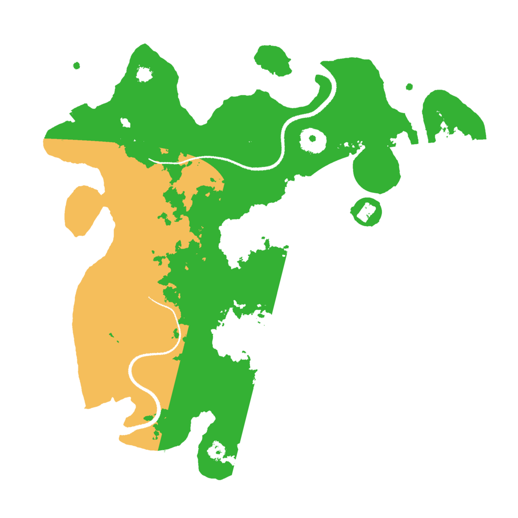 Biome Rust Map: Procedural Map, Size: 3000, Seed: 473226922