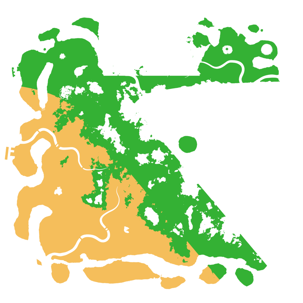 Biome Rust Map: Procedural Map, Size: 4800, Seed: 888046439