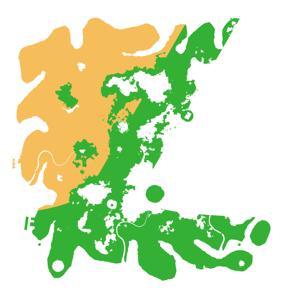 Biome Rust Map: Procedural Map, Size: 4500, Seed: 20563306