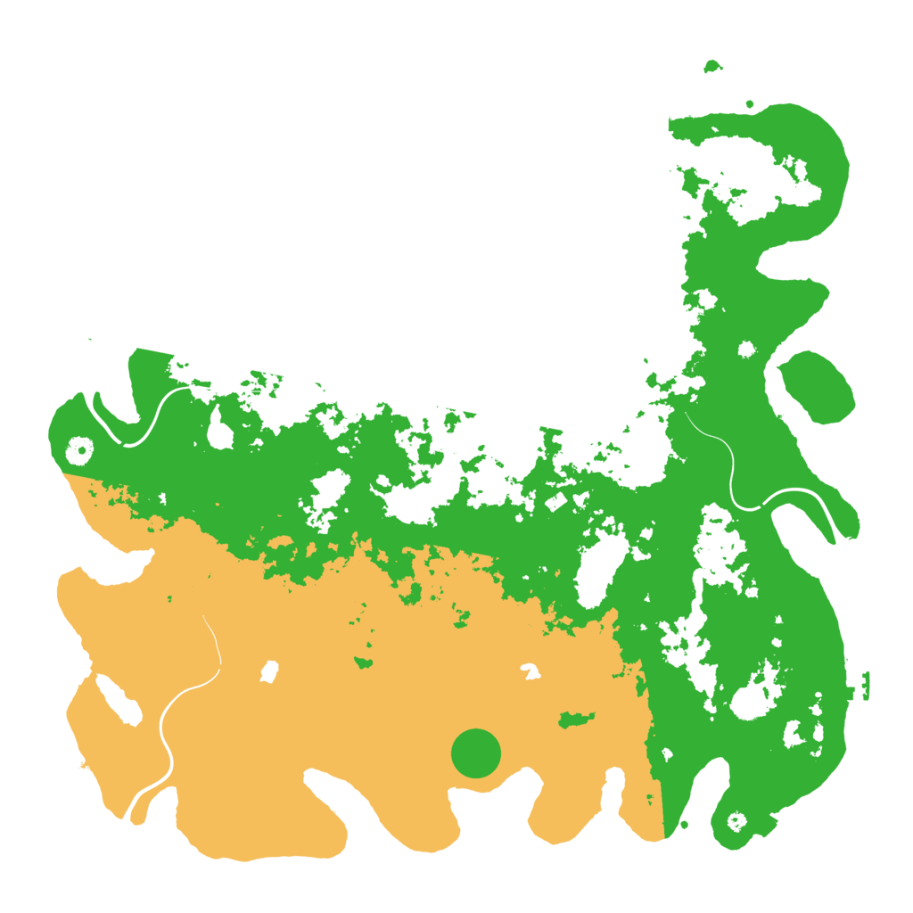 Biome Rust Map: Procedural Map, Size: 4850, Seed: 1040175564
