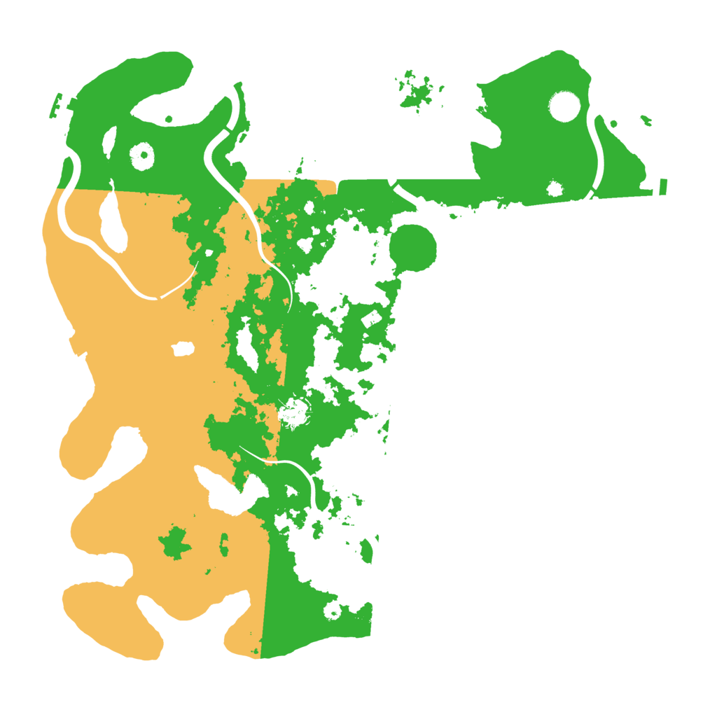 Biome Rust Map: Procedural Map, Size: 4096, Seed: 993241084