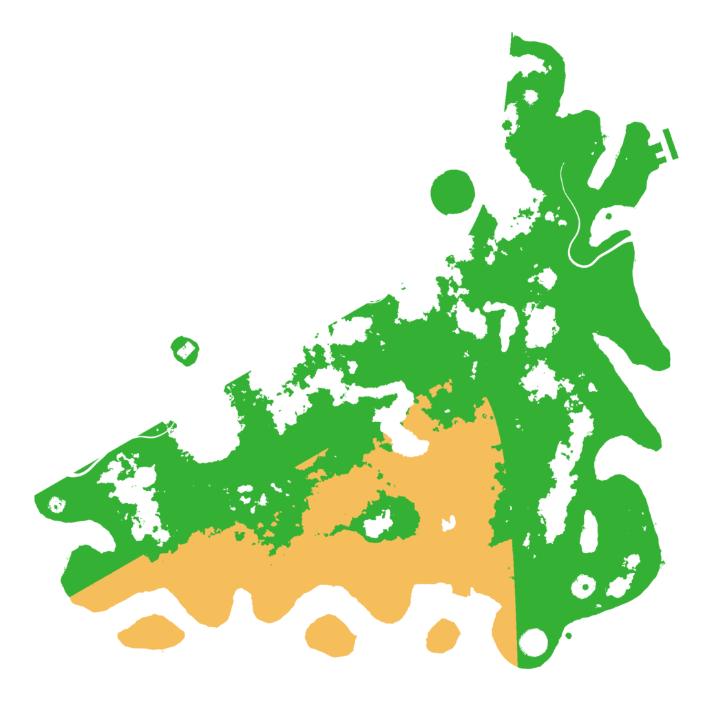 Biome Rust Map: Procedural Map, Size: 4500, Seed: 1762845049