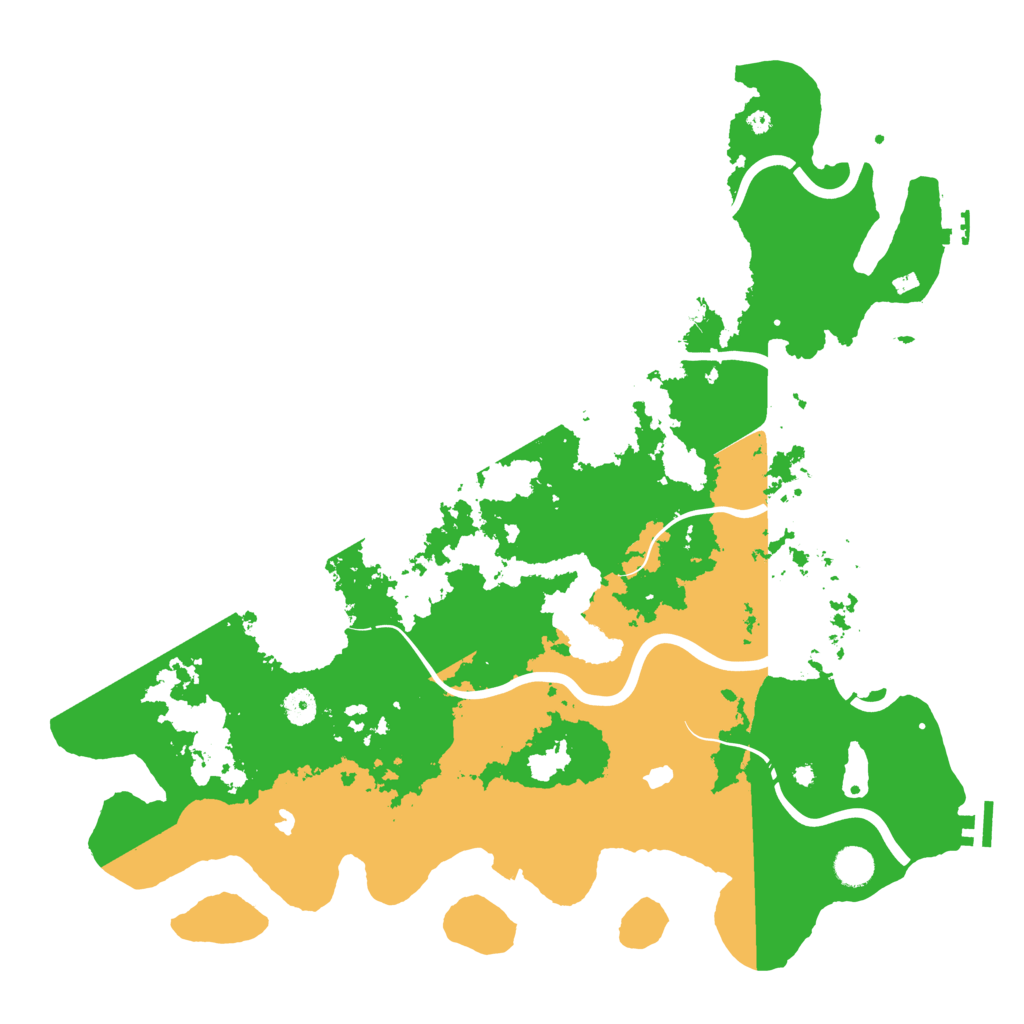 Biome Rust Map: Procedural Map, Size: 4500, Seed: 1762845049