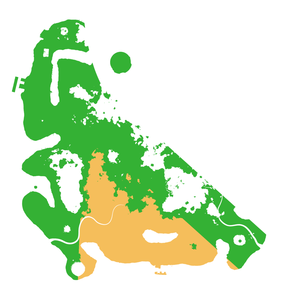 Biome Rust Map: Procedural Map, Size: 3800, Seed: 3570335
